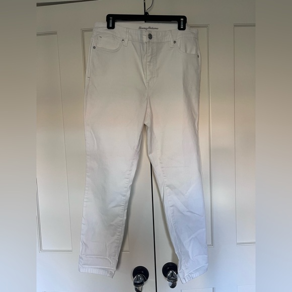 Tommy Bahama Ella Twill High Rise Ankle Jean - Picture 5 of 7